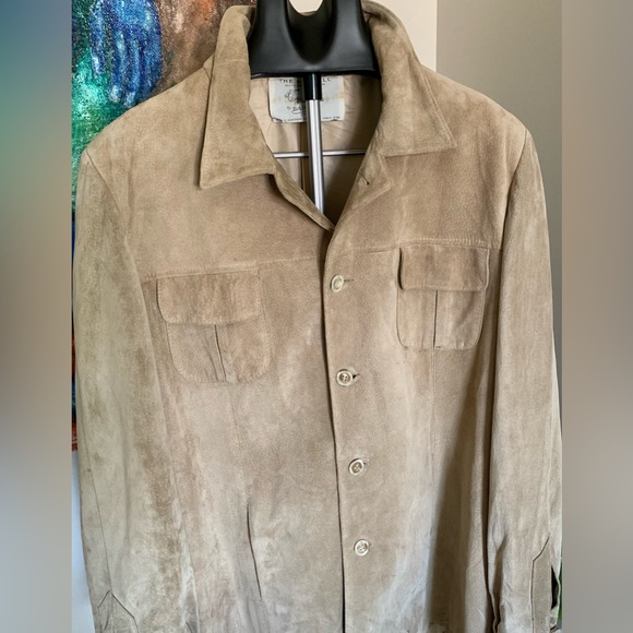 Vintage Old Mill Suede Jacket Sz. 48 - Picture 4 of 16